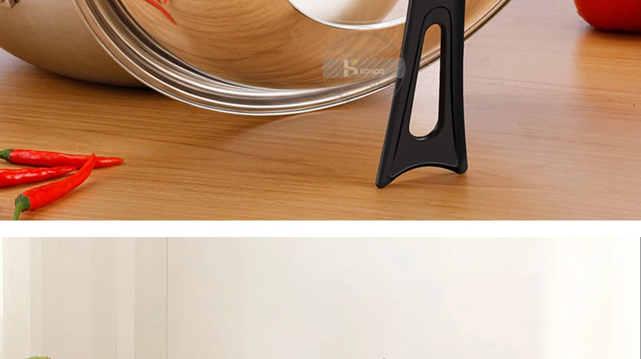 30/32/34/36cm Pan Lids,Stainless Steel Pot Lid Pan Cover Thicken Visible Wok Lid Household Frying Pan Lid Cookware Parts