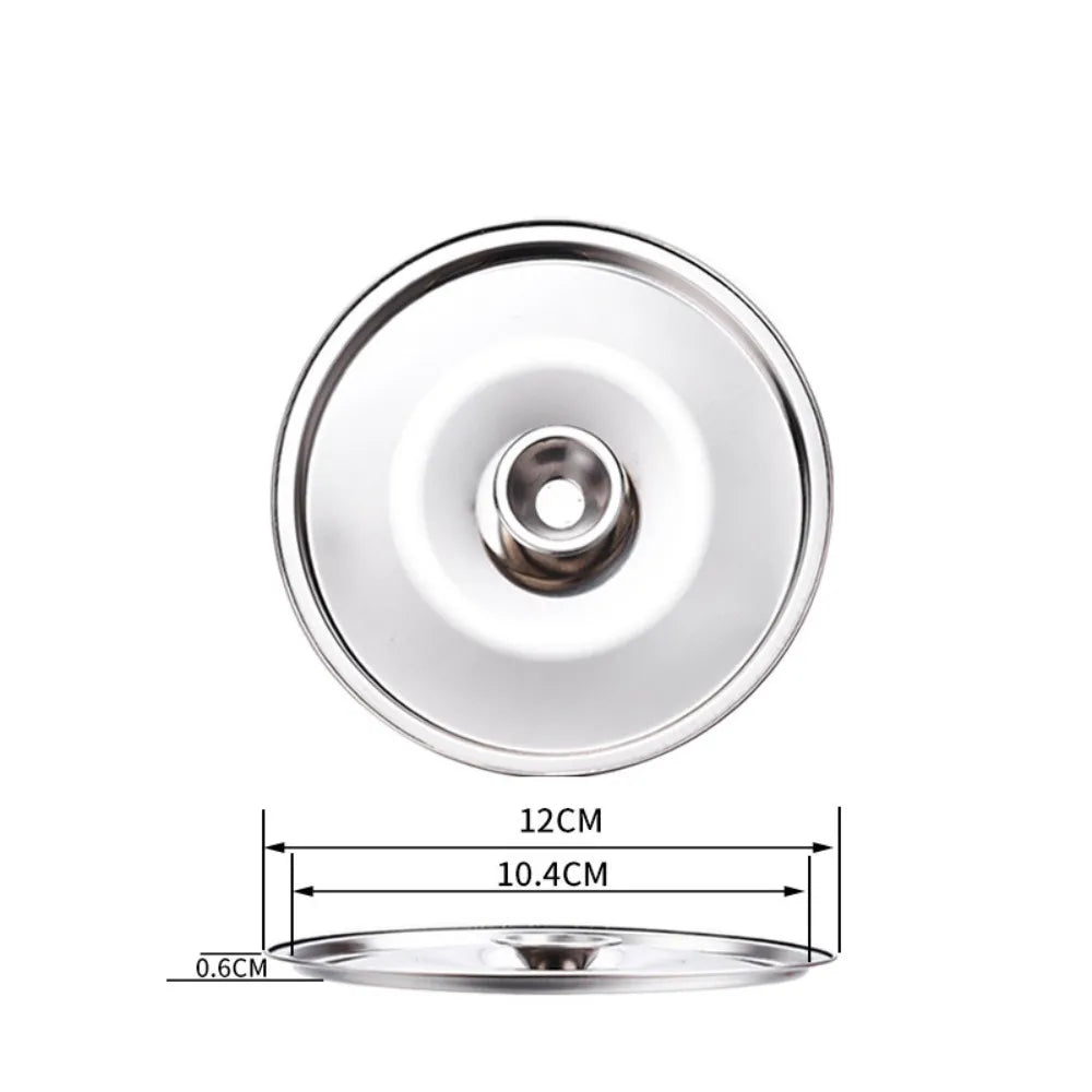New 10-24cm Round Pot Lid Stainless Steel Thicken Lid Pot Cover Universal Replacement Kitchen Food Lid Kitchen Supplies