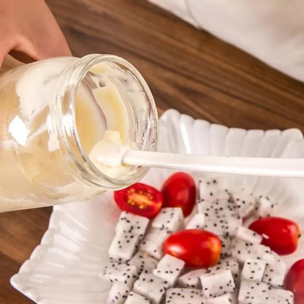 Silicone Pastry Long Bottle Scraper Batter Spatula Jam Ketchup Cake Long Handle Model Baking Scraper Tool 2024