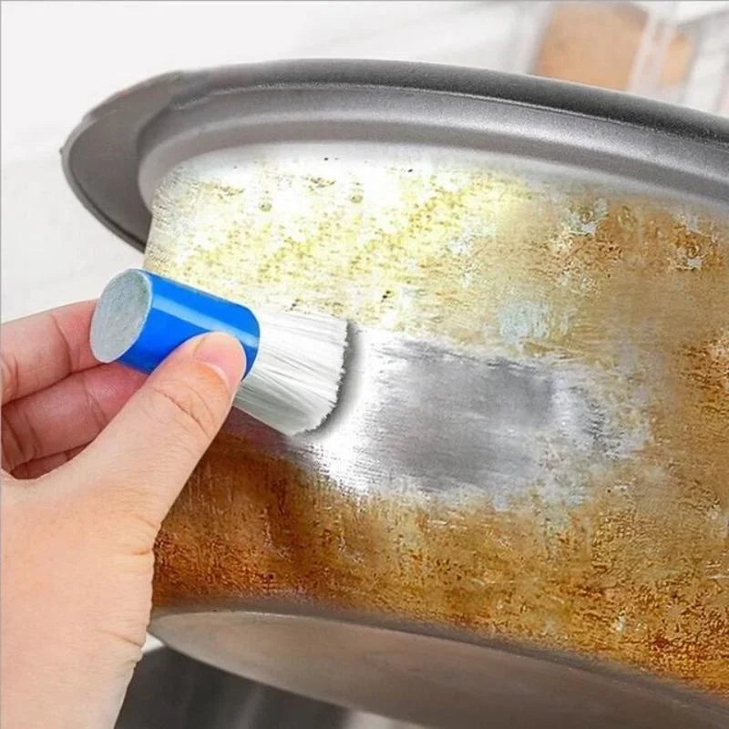 Stick Stainless Steel Cleaning Brush Kitchen Cleaning Accessories Metal Pot Brush Kitchen Clean Gadget Random Color