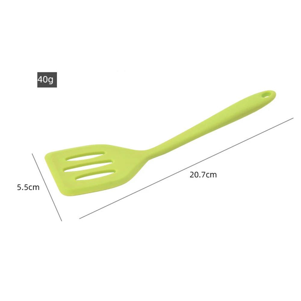 1PC Small Silicone Spatula for Household Cooking Stir Frying Kitchen Steak Spatula Pancake Spatula Kitchen Tools