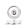 New 10-24cm Round Pot Lid Thicken Stainless Steel Saucepan Cover Replacement Universal Kitchen Food Lid Kitchen Supplies