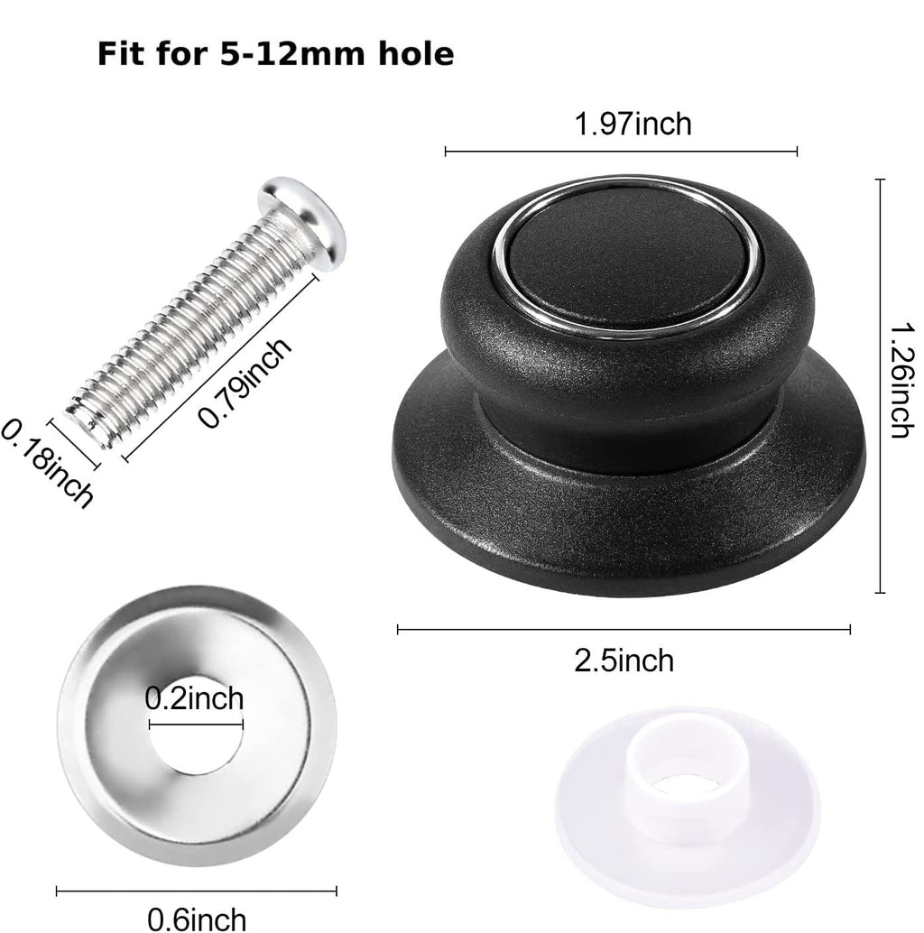 1Pcs Pot Lid Cover Knob Cap Pan Lid Holding Handle Kitchen Cookware Lid Replacement Knob Universal Replacement Lifting Handle