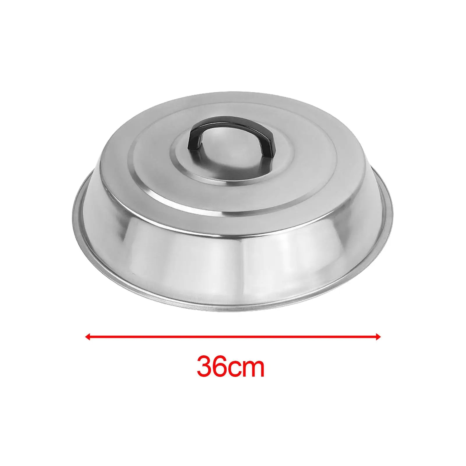 Skillet Lid Durable Bakeware Pot Anti Scald 36cm Multipurpose Household Frying Pot Replacement Cover for Kitchen Griddle Cheese