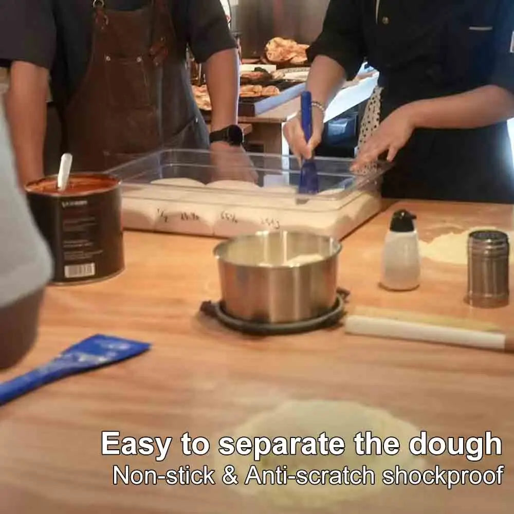 Pizzathome Flexible Scraper Anti-heat Shockproof Spatula Food Grade Non-Stick Scratch Resistant Dough Cutter Flexibility Scraper