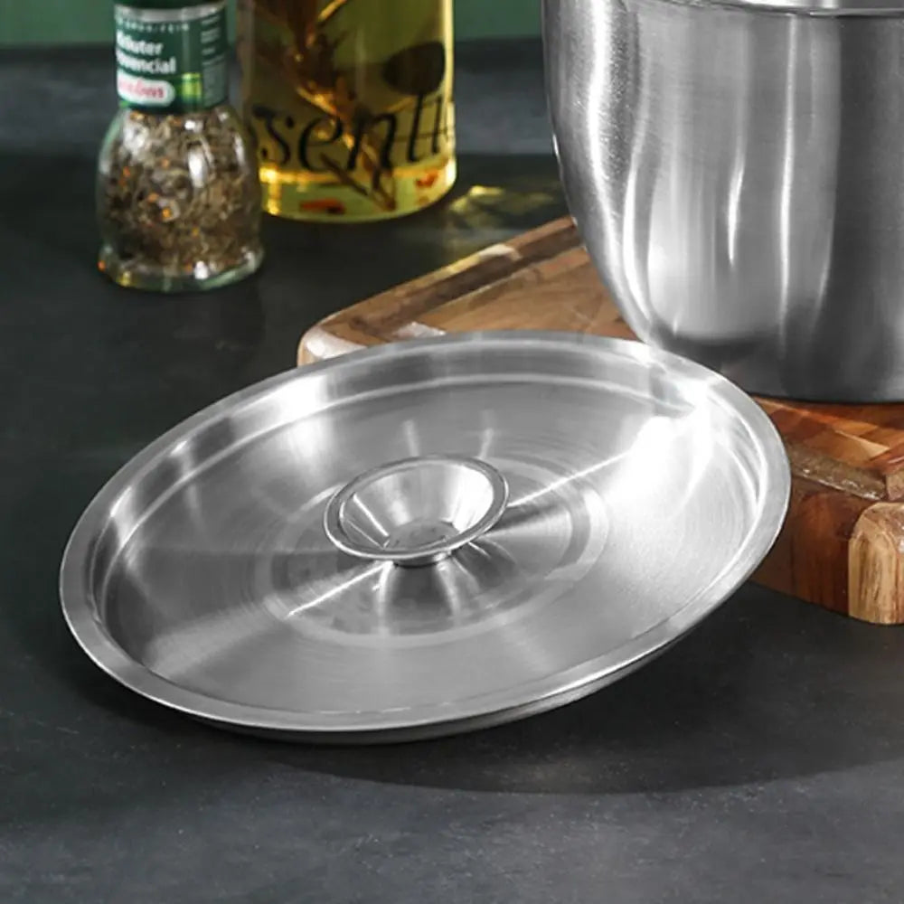 20-40cm Stainless Steel Pot Lids Universal Cookware Lid Reusable Frying Pan Metal Lid Bowl Cover Restaurant Kitchenware