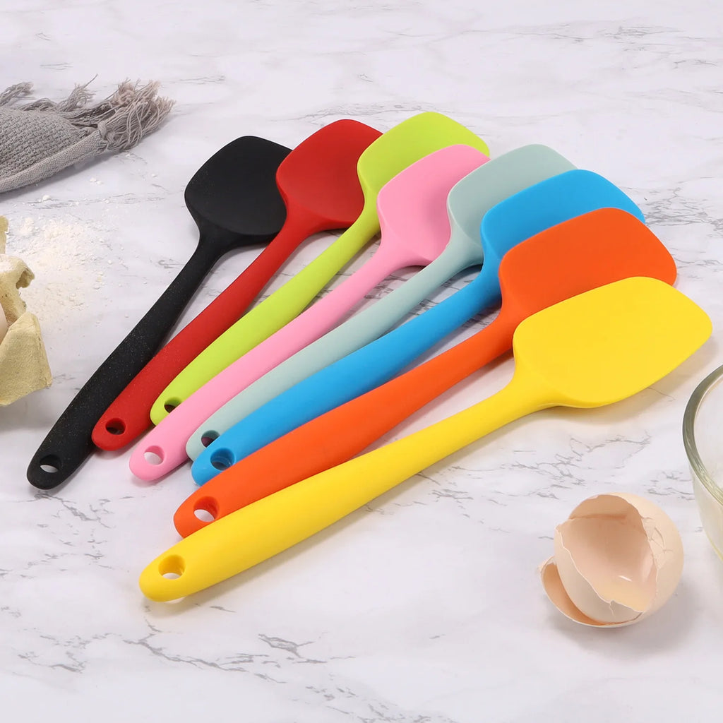 Silicone Spatula Multicolor Food Grade Non Stick Butter Cake Baking Spatula Cooking Silicone Spatula Set Cookie Pastry Scraper