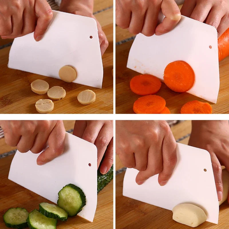 1Pc Useful Curved Cream Spatula DIY Pastry Cutters Fondant Dough Scraper Cake Cutter Pastry Kitchen Bakeware Baking Pastry Tools