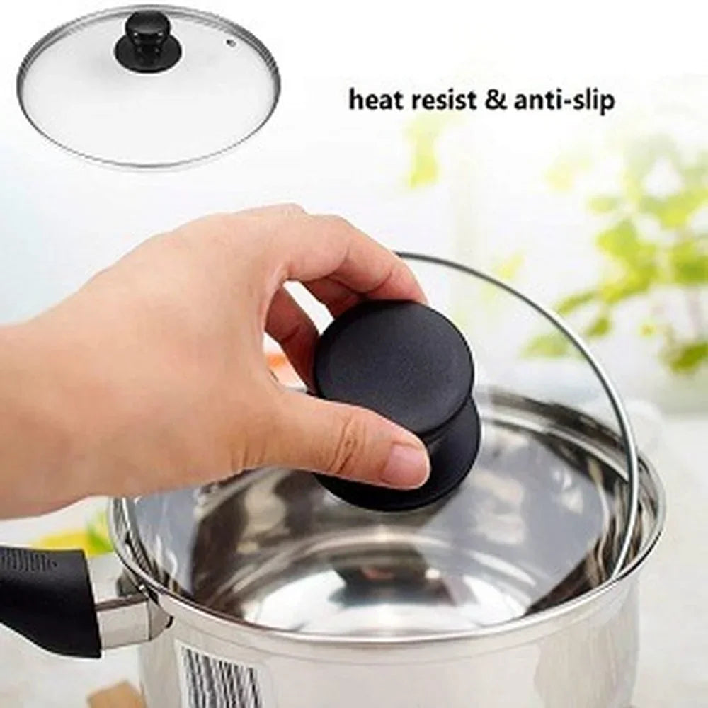 4PC Pot Lid Knob Silicone Universal Pot Handle Replacement Kitchen Cookware Cover Knobs for Pan Lid kitchen accessories cookwa
