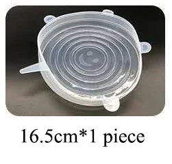 16 Sizes Silicone Stretch Lids Universal Lid Silicone Bowl Pot Lid Silicone Cover Pan Cooking Food Fresh Cover Microwave Cover