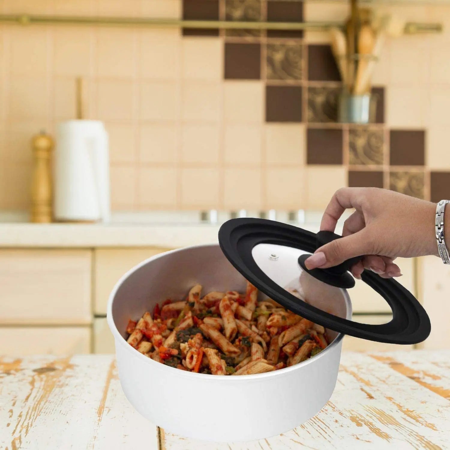 2pcs Pot Lid Knob Silicone Universal Pot Lid Cover Knob Handle Kitchen Cookware Lid Replacement --Fast Delivery Pot Handle