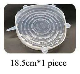 16 Sizes Silicone Stretch Lids Universal Lid Silicone Bowl Pot Lid Silicone Cover Pan Cooking Food Fresh Cover Microwave Cover