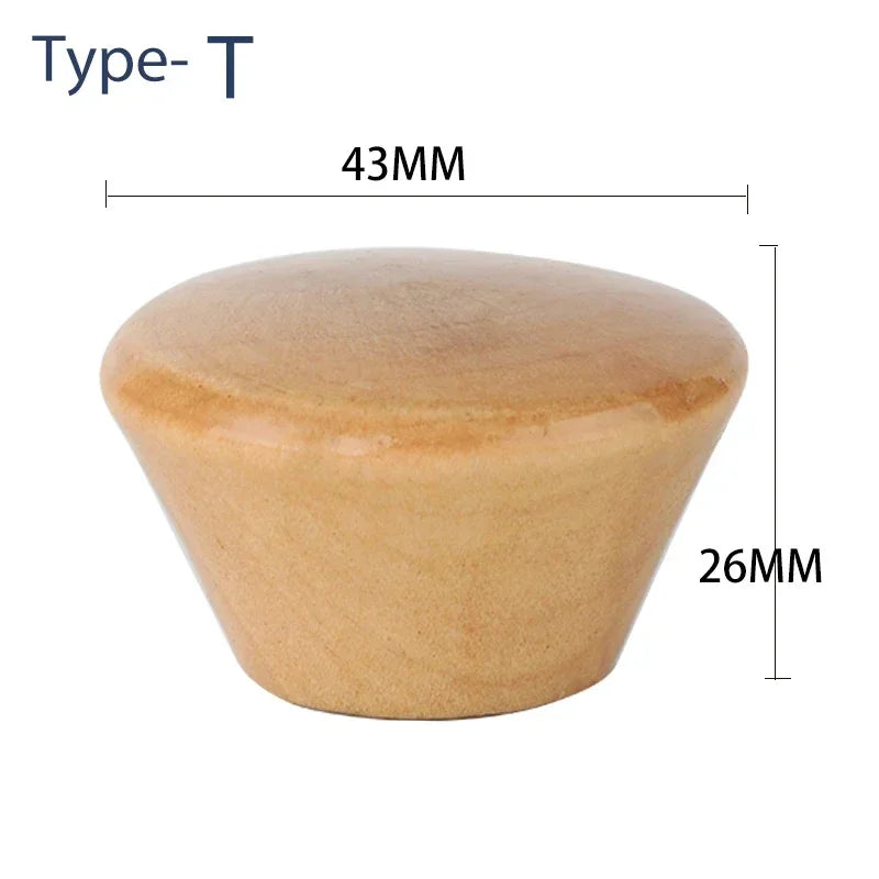 1Pcs Universal type Pan Cover Handle Single hole Lid Wood Handle Kitchen Utensils Soup Pot Lid Accessory Cookware Parts Knobs