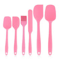 6Pcs Silicone Spatula Set Food Grade Non Stick Heat Resistant Spatulas Turner for Cooking Baking Mixing Baking Tools