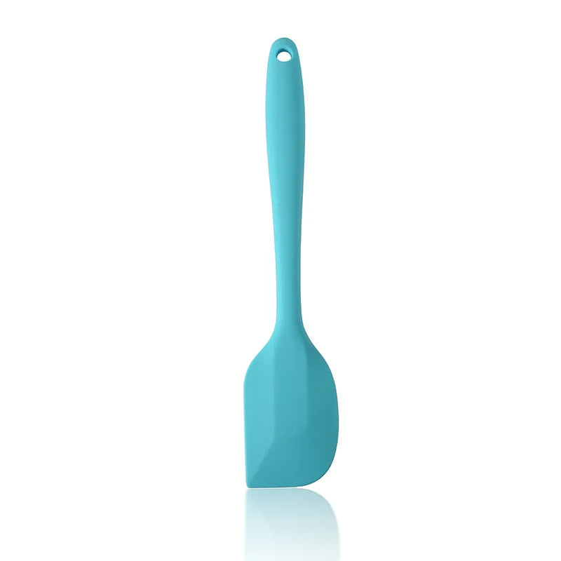 LMETJMA 27 cm Silicone Spatula Heat Resistant Non-Stick Flexible Spatulas Scrapers Baking Cooking Spatula Mixing Tool KC0448