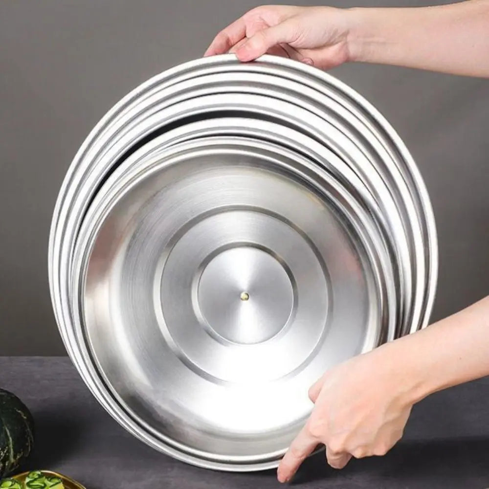 Black Plastic Knot Stainless Steel Pot Lid Household Anti- Spill Anti-Scald Wok Lid 32/34/36/38/40cm Round Pot Cover Skillets