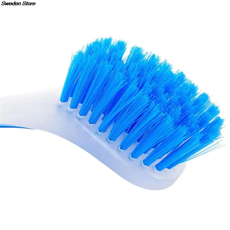 1pc Pot Cleaning Brush Vertical Multifunction Kitchen Suction Cup Type Sink Scrub Long Handle