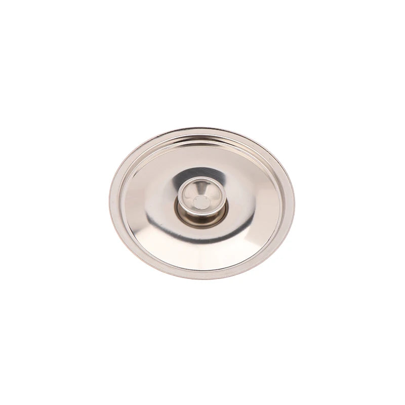 1Piece 10/12/14/16/18/20/22/24/26cm Silver Round Pot Lid Replacement Kitchen Thicken Stainless Steel Saucepan Cover