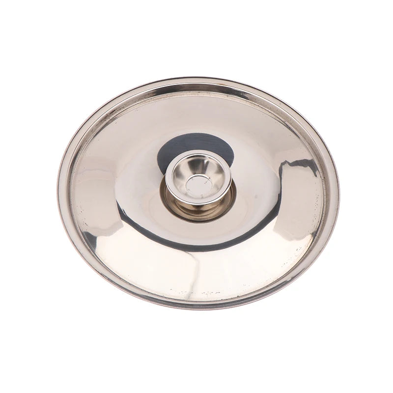 1Piece 10/12/14/16/18/20/22/24/26cm Silver Round Pot Lid Replacement Kitchen Thicken Stainless Steel Saucepan Cover