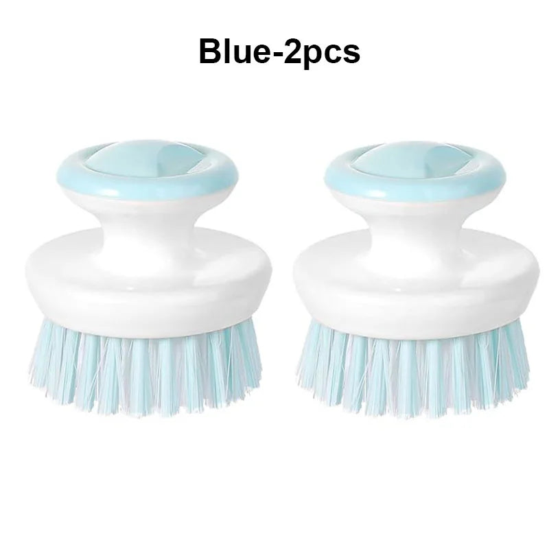 1/2pcs Dish Brush with Handle Multipurpose Dish Brush for Cleaning Kitchen Scrub Brushes with Stiff Bristles for Bowls Pots Pans