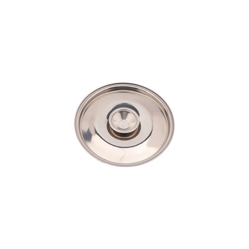 1Piece 10/12/14/16/18/20/22/24/26cm Silver Round Pot Lid Replacement Kitchen Thicken Stainless Steel Saucepan Cover