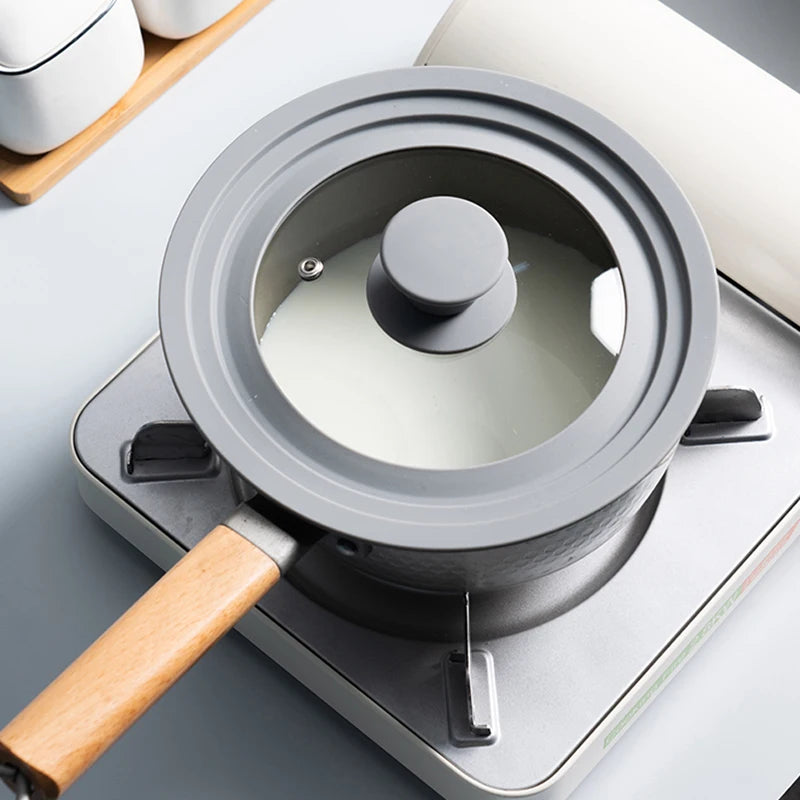 Universal Lid for Pots Tempered Glass with Silicone Lid Pot Drop-Proof Visualization Wok Lid Kitchen Utensils Cookware Parts