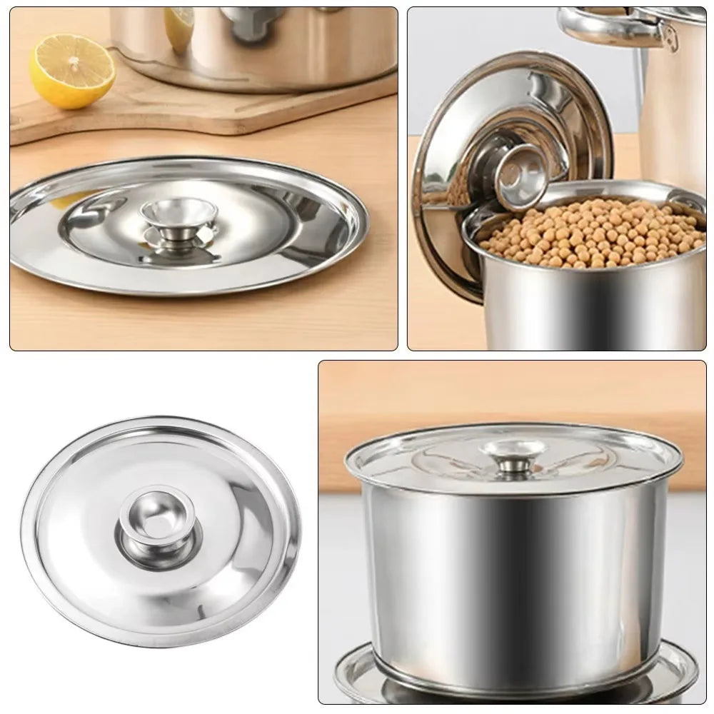 New 10-24cm Round Pot Lid Thicken Stainless Steel Saucepan Cover Replacement Universal Kitchen Food Lid Kitchen Supplies