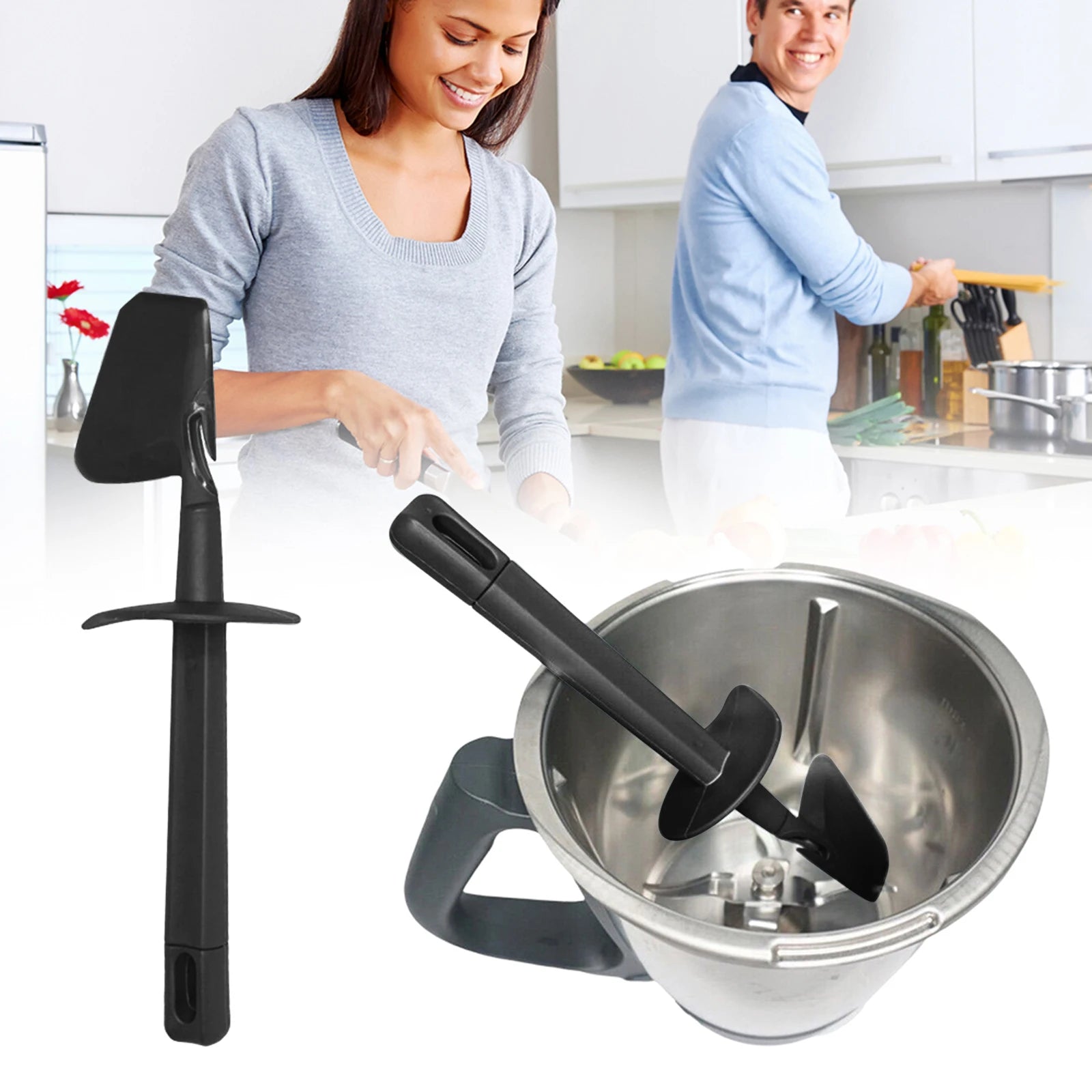 Spatula Scraper Blender Replace Parts Universal Spatula Jar Wall Scrapers Food Processor Spatula for Thermomix TM31 TM6 TM5