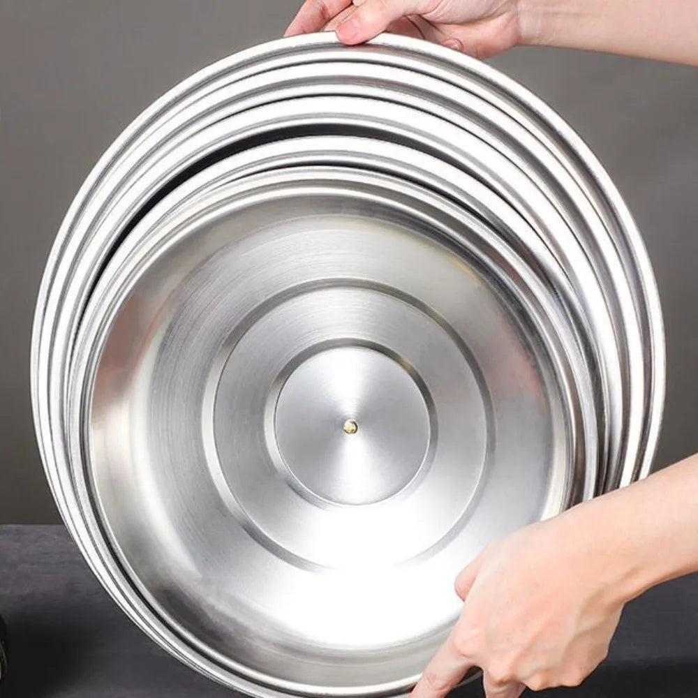 28/32/36/40cm Stainless Steel Pot Cover Universal with Knob Cooking Pot Wok Lid Cookware Parts Frying Pan Cover