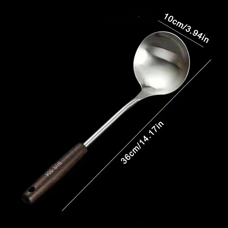 Kitchen Utensils Wok Spatula Iron And Ladle Tool Set Spatula For Stainless Steel Cooking Equpment Kitchen Accessories Essentials