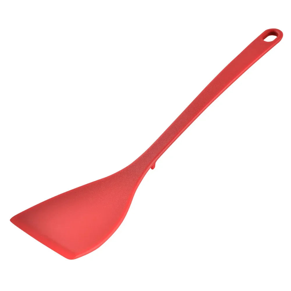 1Pc Silicone Spatula Shovel Frying Heat Resistant Cooking Spatula Non-stick Small Shovel Home Kitchen Cooking Utensils Shovel