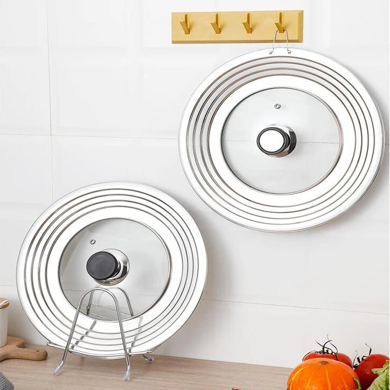 Stainless Steel Pan Cover For 8.2-12.5 Inch Cookware Universal Lid For Pots And Pans Replacement Frying Pan Cover Pot Lid