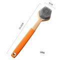 Kitchen Silicone Dishwashing Brush, Non Stick Pot Cleaning Brush, Dishwashing Sink Cleaning Brush, Kitchen Cleaning Brush