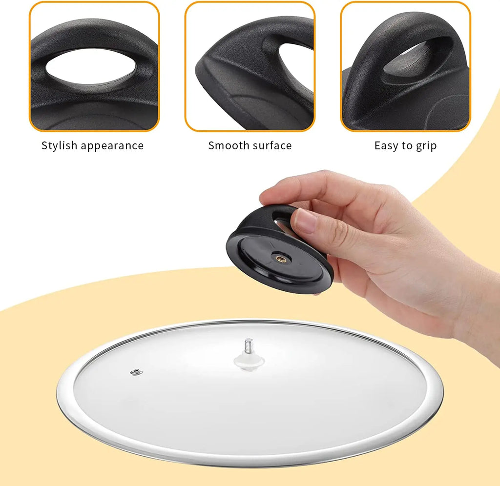 1/2Pcs Universal Pot Lid Replacement Knobs Kitchen Cookware Lids Holding Handles Knobs for Kitchen Cookware Casserole Kettle