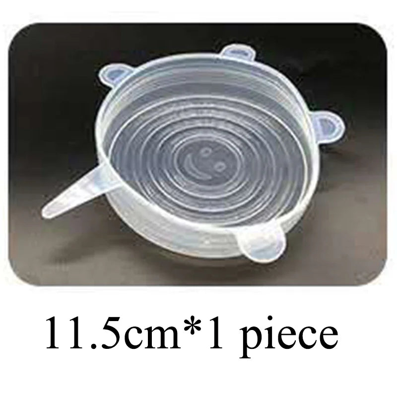 16 Sizes Silicone Stretch Lids Universal Lid Silicone Bowl Pot Lid Silicone Cover Pan Cooking Food Fresh Cover Microwave Cover