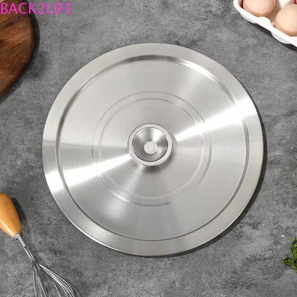 20-40cm Stainless Steel Pot Lids Universal Cookware Lid Reusable Frying Pan Metal Lid Bowl Cover Restaurant Kitchenware