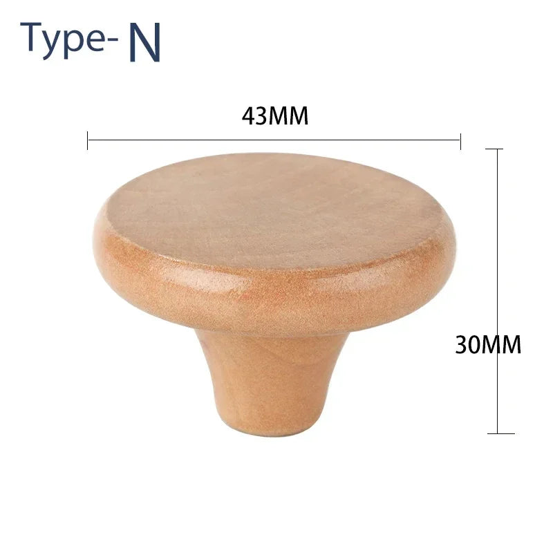 1Pcs Universal type Pan Cover Handle Single hole Lid Wood Handle Kitchen Utensils Soup Pot Lid Accessory Cookware Parts Knobs