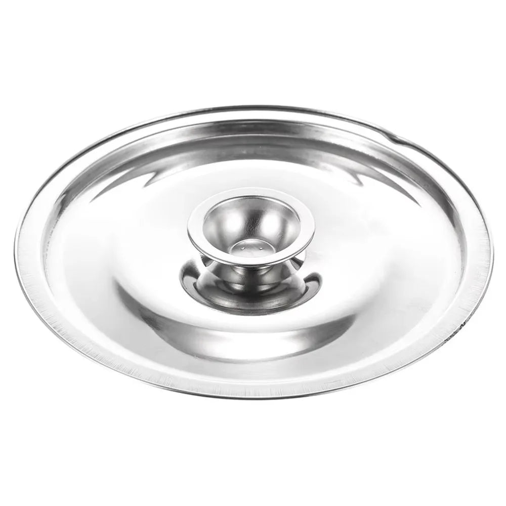 New 10-24cm Round Pot Lid Thicken Stainless Steel Saucepan Cover Replacement Universal Kitchen Food Lid Kitchen Supplies