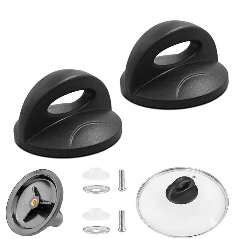 1/2Pcs Universal Pot Lid Replacement Knobs Kitchen Cookware Lids Holding Handles Knobs for Kitchen Cookware Casserole Kettle