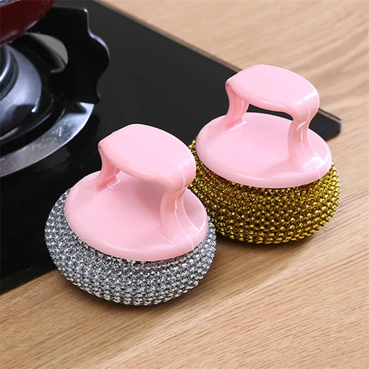 Cleaning ball brush detachable cleaning brush pot and bowl brush kitchen cleaning tool household durable scratch free