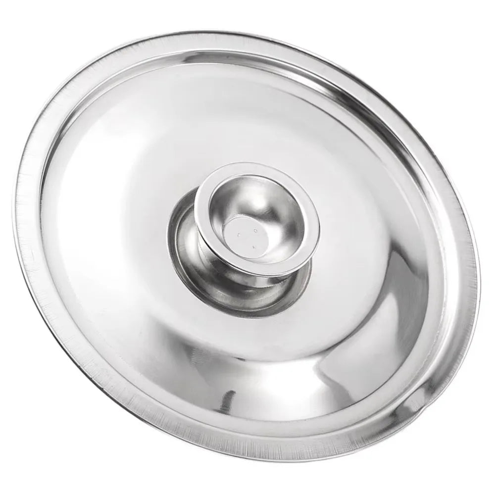 New 10-24cm Round Pot Lid Stainless Steel Thicken Lid Pot Cover Universal Replacement Kitchen Food Lid Kitchen Supplies