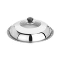Stainless Steel Visible Pot Lid Combined Tripod Wok Cover Kitchen Cookware Accessories Replacement 28CM