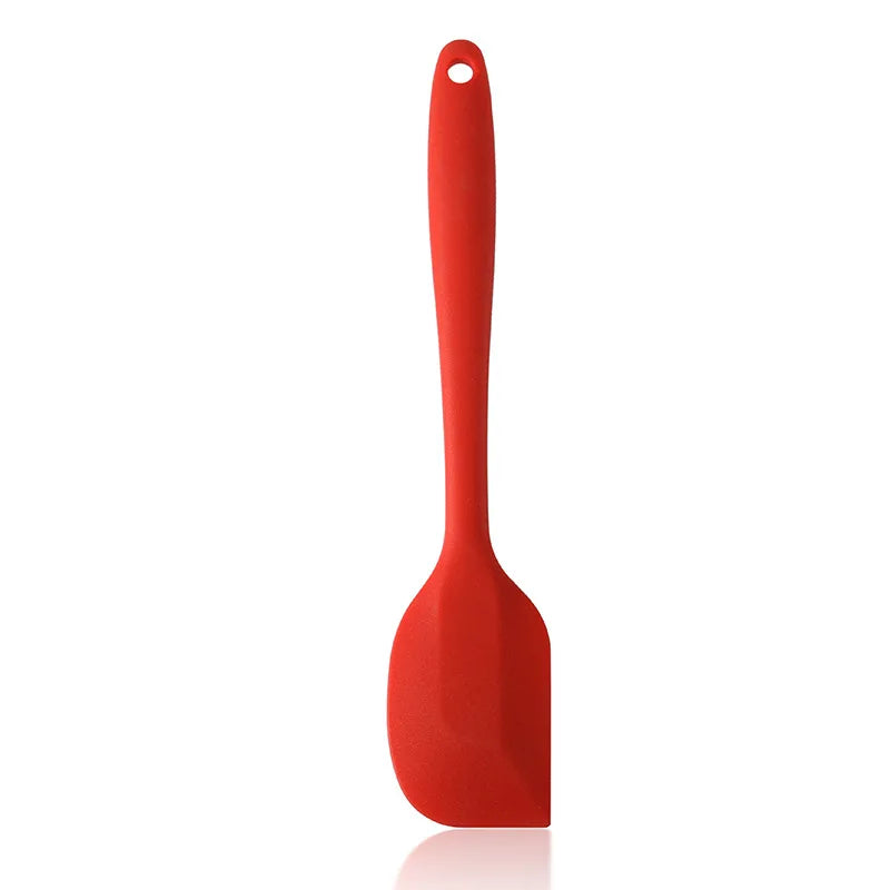 LMETJMA 27 cm Silicone Spatula Heat Resistant Non-Stick Flexible Spatulas Scrapers Baking Cooking Spatula Mixing Tool KC0448