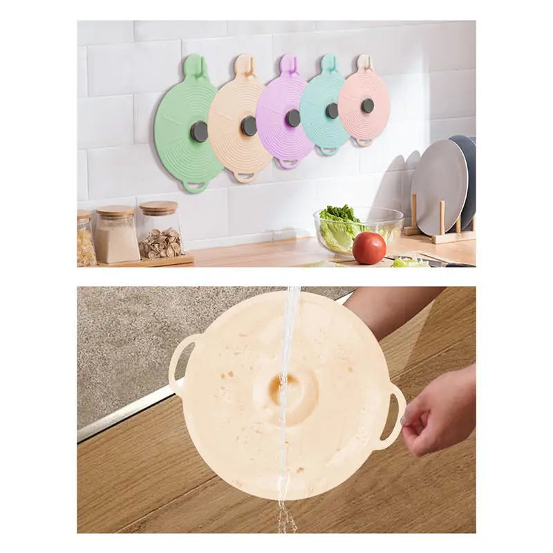 Silicone Lids For Bowl, Reusable Sealed Suction Lids Fits Cups, Plates, Pots, Pans, Food Storage Kitchen Gadgets 5 size