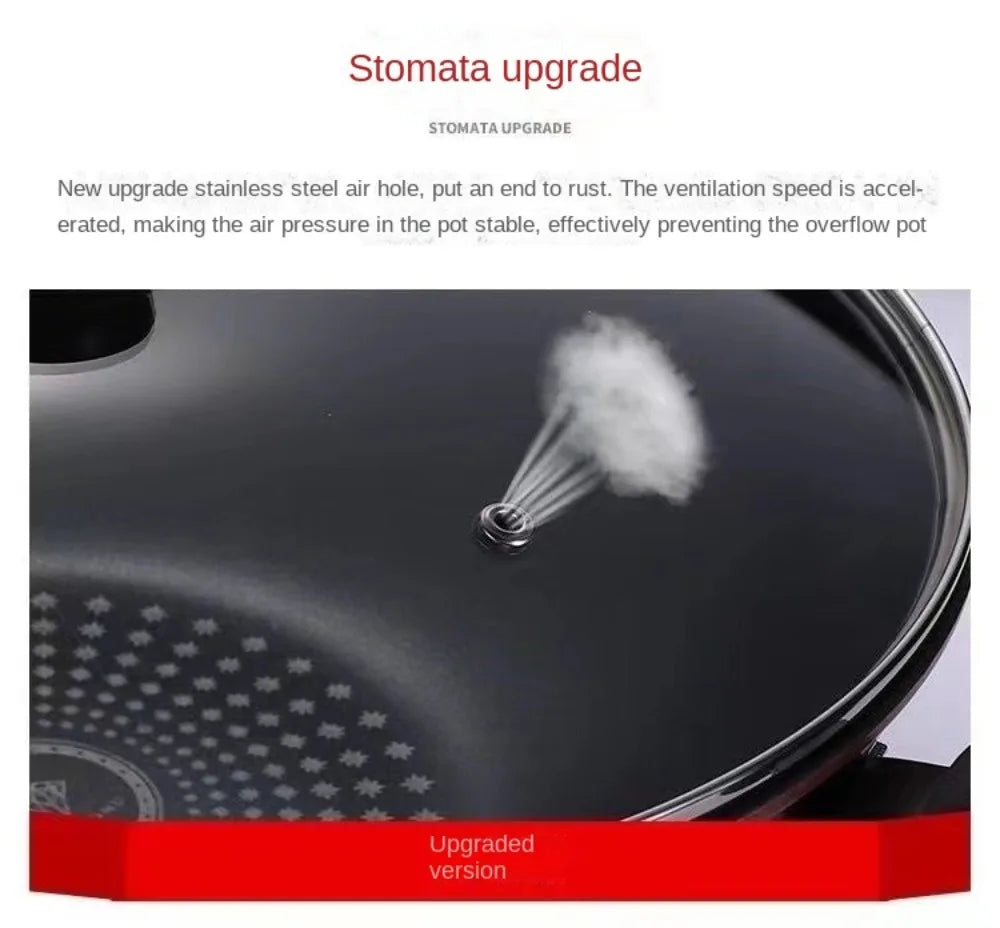 Durable Universal Pot Cover Round Tempered Glass Pot Lid Anti-scalding Visible Frying Pan Cover Kitchen Accessories