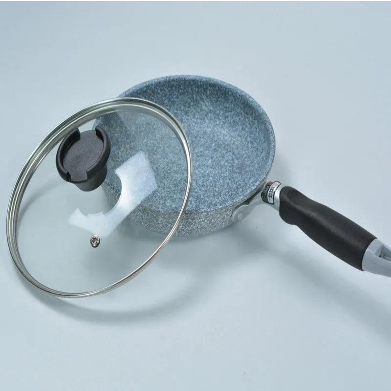 20cm 24cm 26cm 28cm Stainless steel Thick Transparent Tempered Glass Lid cover Soup Pot Saucepan Frying Pan Wok Lid With Knob