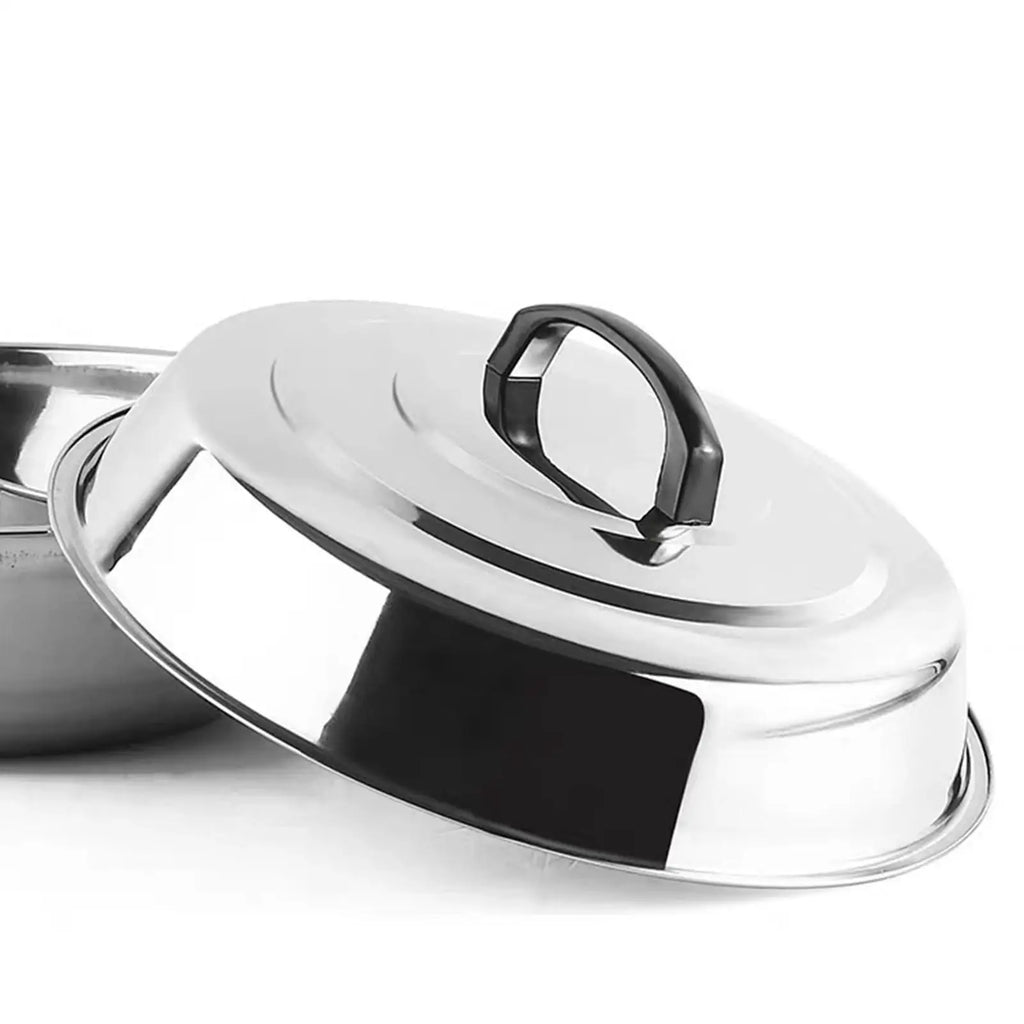 Skillet Lid Durable Bakeware Pot Anti Scald 36cm Multipurpose Household Frying Pot Replacement Cover for Kitchen Griddle Cheese