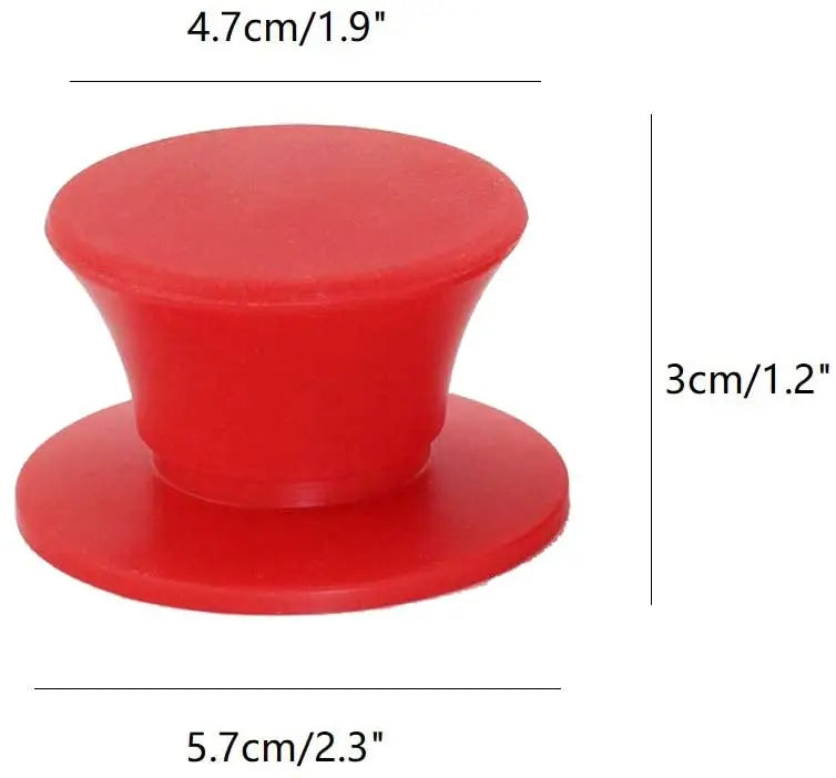 2pcs Pot Lid Knob Silicone Universal Pot Lid Cover Knob Handle Kitchen Cookware Lid Replacement --Fast Delivery Pot Handle