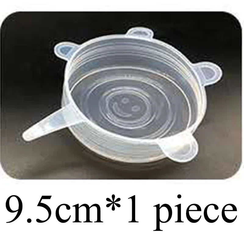 16 Sizes Silicone Stretch Lids Universal Lid Silicone Bowl Pot Lid Silicone Cover Pan Cooking Food Fresh Cover Microwave Cover