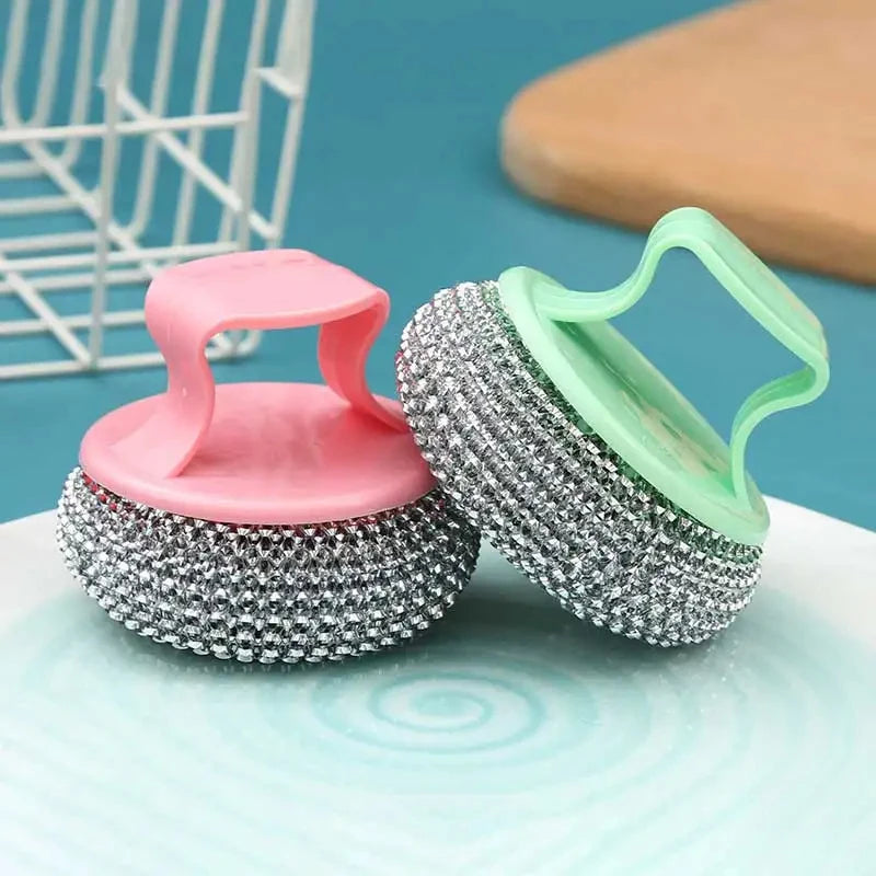 Cleaning ball brush detachable cleaning brush pot and bowl brush kitchen cleaning tool household durable scratch free